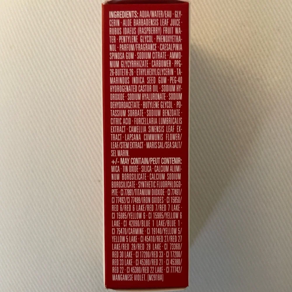 New! Clarins Hydrating Water Lip Stain in #3 Red Water - Picture 4 of 10